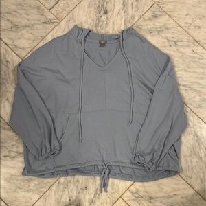 Aerie Light Blue Oversized Top